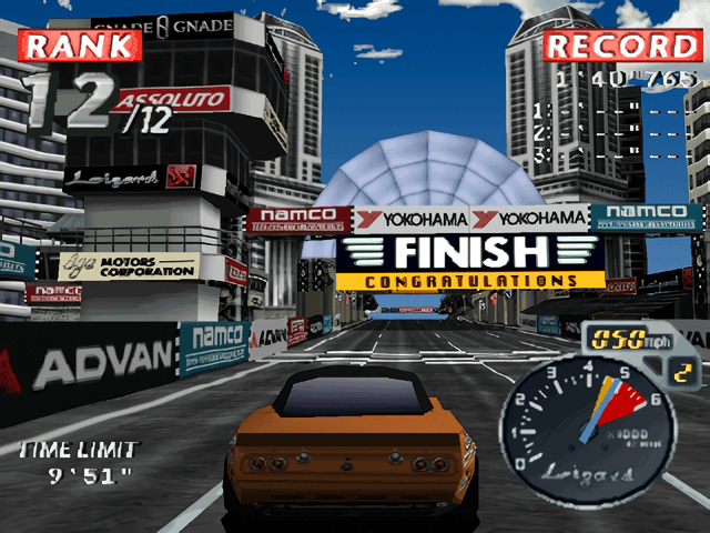 Скриншот Rage Racer PC от R.G. Механики