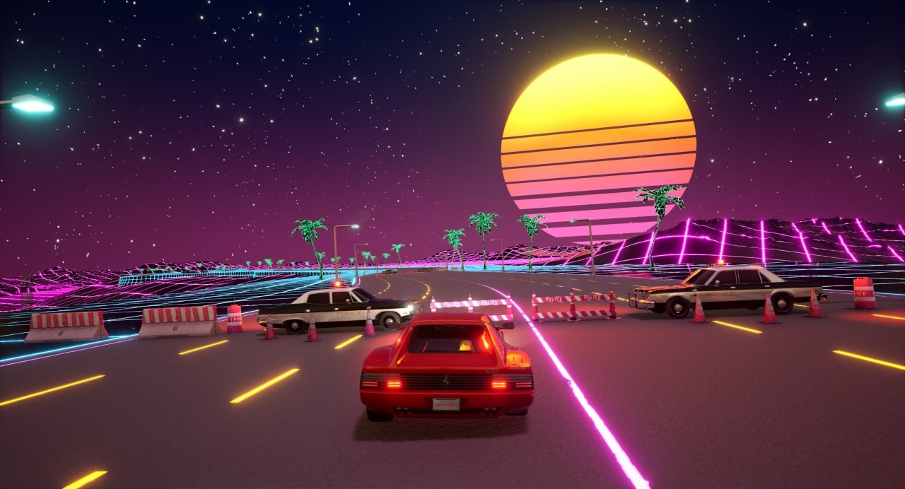 Скриншот Cyber OutRun PC от R.G. Механики