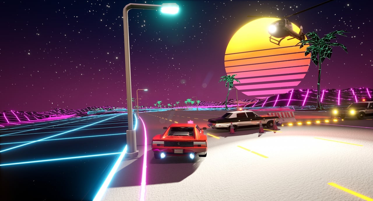 Скриншот Cyber OutRun PC от R.G. Механики