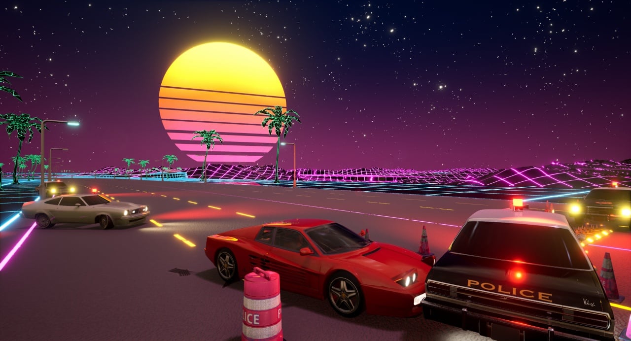 Скриншот Cyber OutRun PC от R.G. Механики