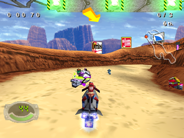 Скриншот Jet Moto 3 PC от R.G. Механики