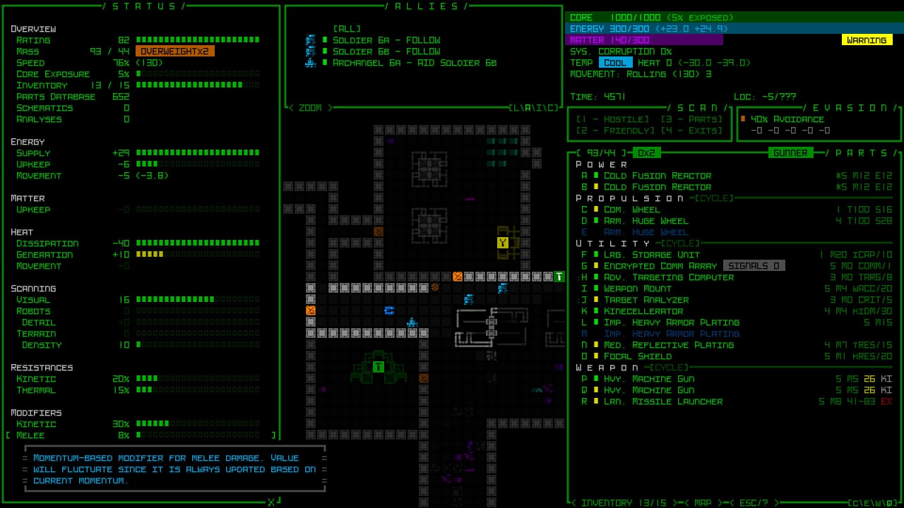 Скриншот Cogmind PC от R.G. Механики