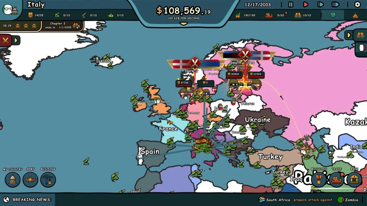 Скриншот Countryballs: Power Protocol PC от селезень