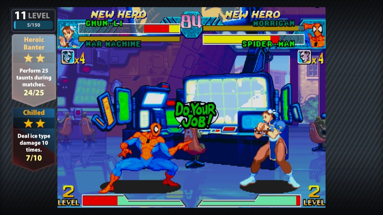 Скриншот Marvel vs. Capcom Origins от R.G. Механики