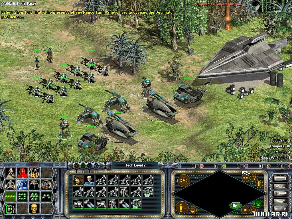 Скриншот Star Wars Galactic Battlegrounds: Clone Campaigns PC от R.G. Механики