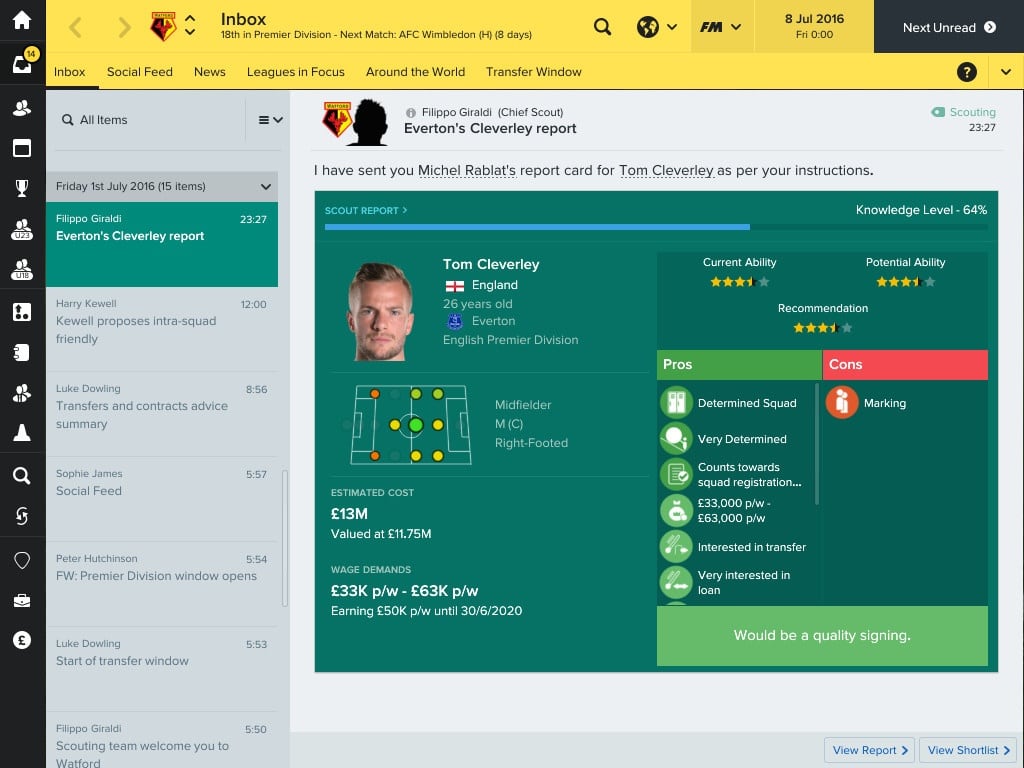 Скриншот Football Manager 2017 PC от xatab