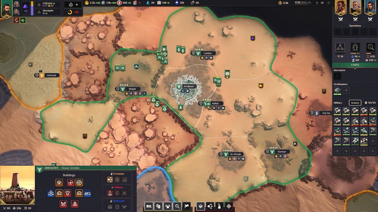 Скриншот Dune: Spice Wars PC от Wanterlude + DLC