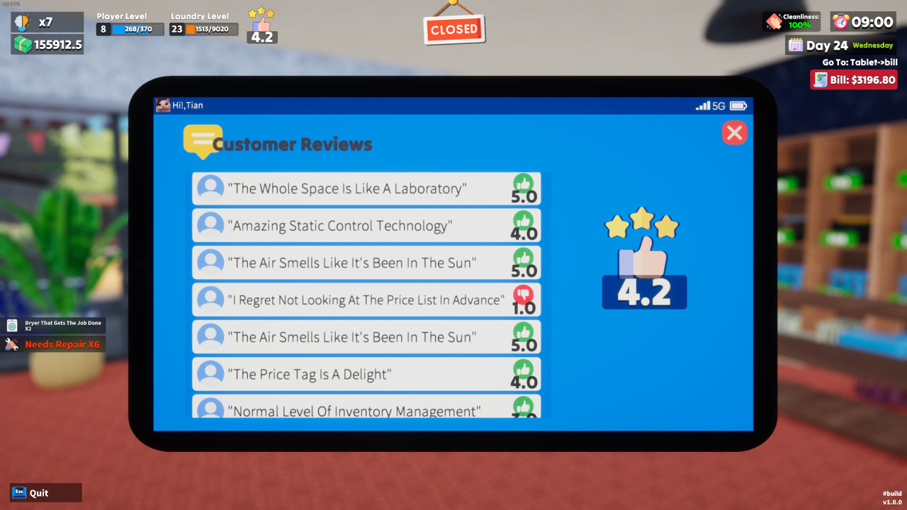 Скриншот Laundry and Supermarket Simulator PC от FitGirl