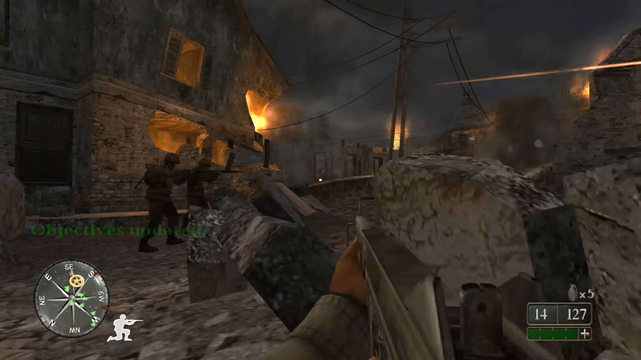 Скриншот Call of Duty 2: Big Red One PC by Xatab