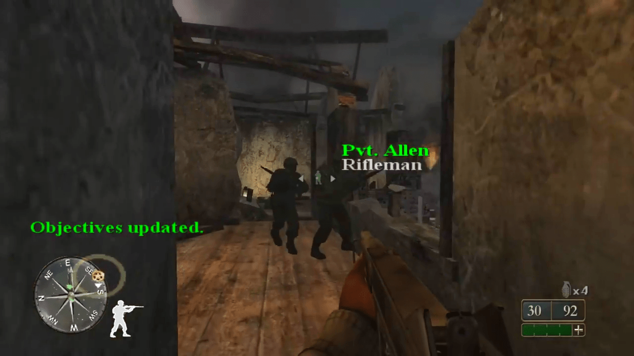 Скриншот Call of Duty 2: Big Red One PC by Xatab