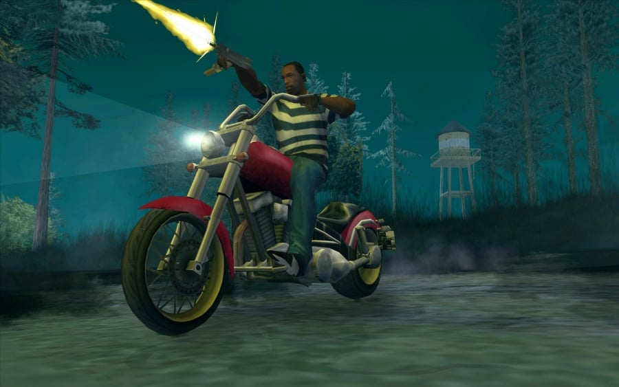Скриншот GTA San Andreas Graphic mod ENB