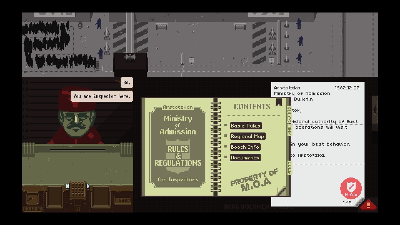 Скриншот Papers, Please