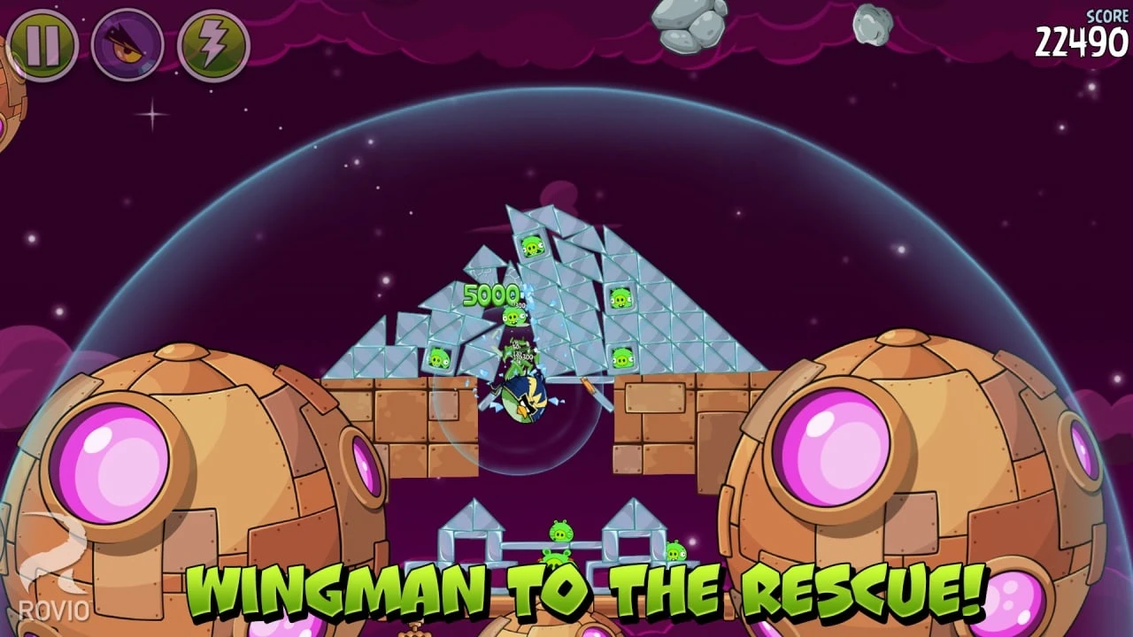 Скриншот Angry Birds Space PC от R.G. Механики