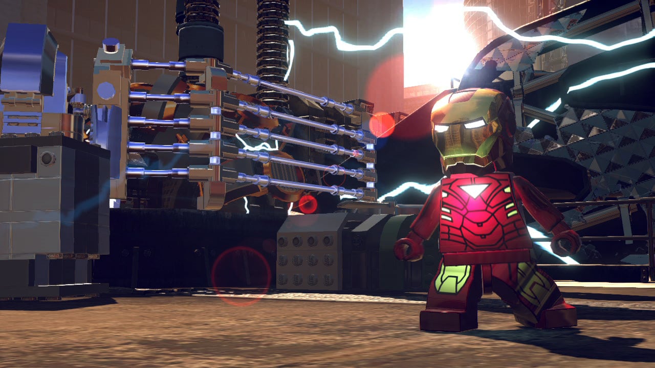 Скриншот LEGO Marvel Super Heroes по сети