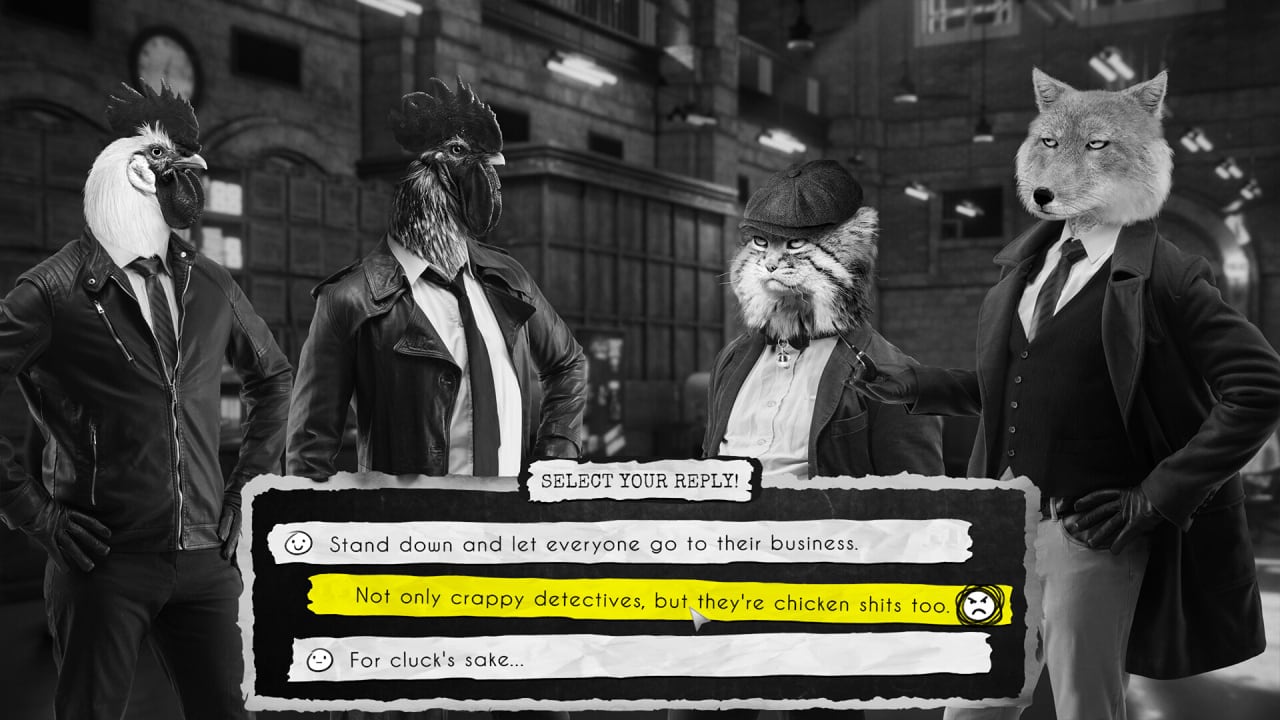 Скриншот Chicken Police: Into the HIVE! PC от R.G. Механики