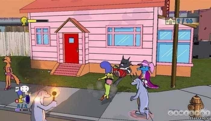 Скриншот The Simpsons Game