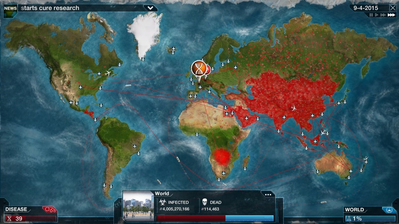 Скриншот Plague Inc