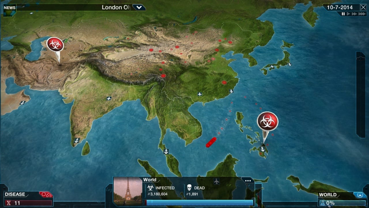 Скриншот Plague Inc