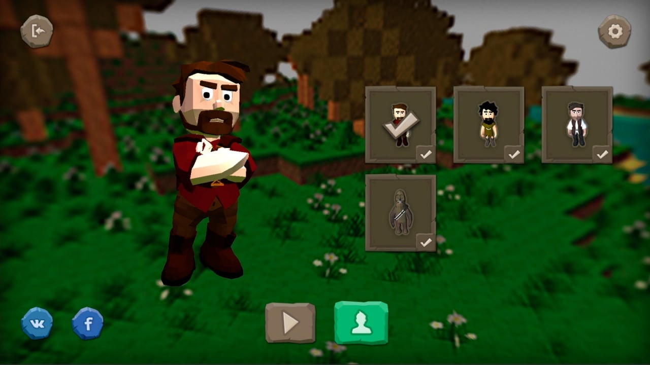 Скриншот Crafting Block World