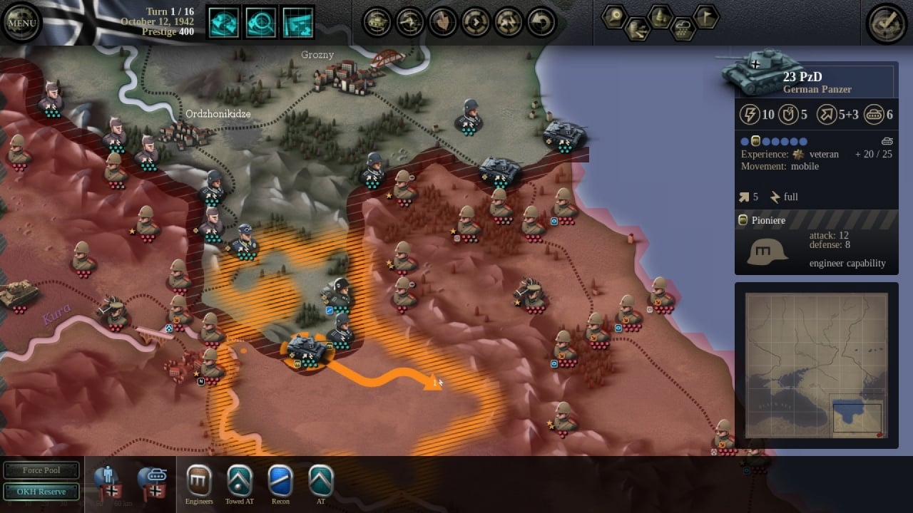 Скриншот Unity of Command: Stalingrad Campaign
