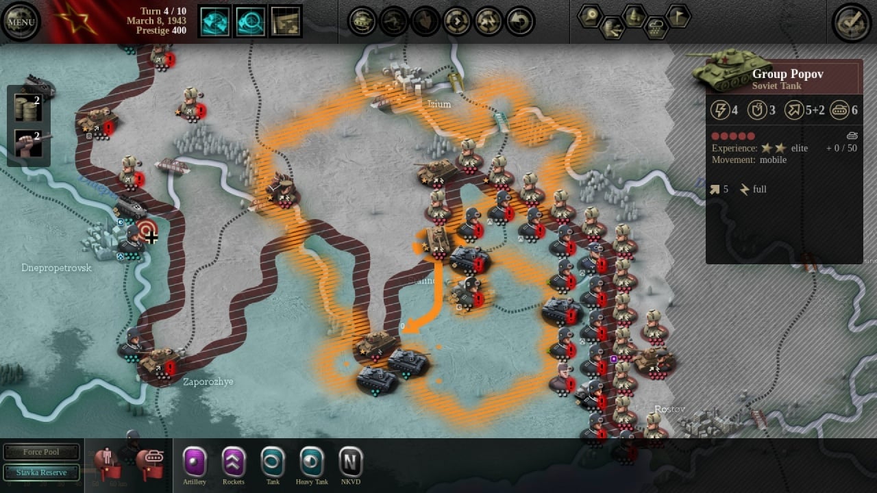 Скриншот Unity of Command: Stalingrad Campaign