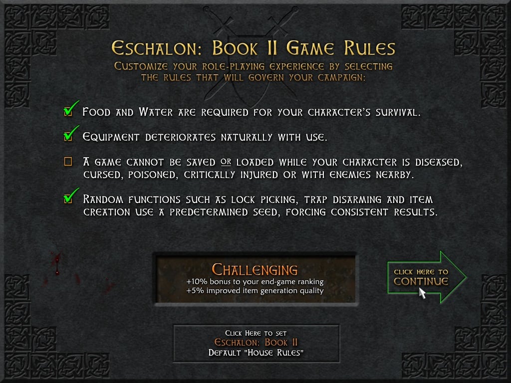 Скриншот Eschalon: Book 2