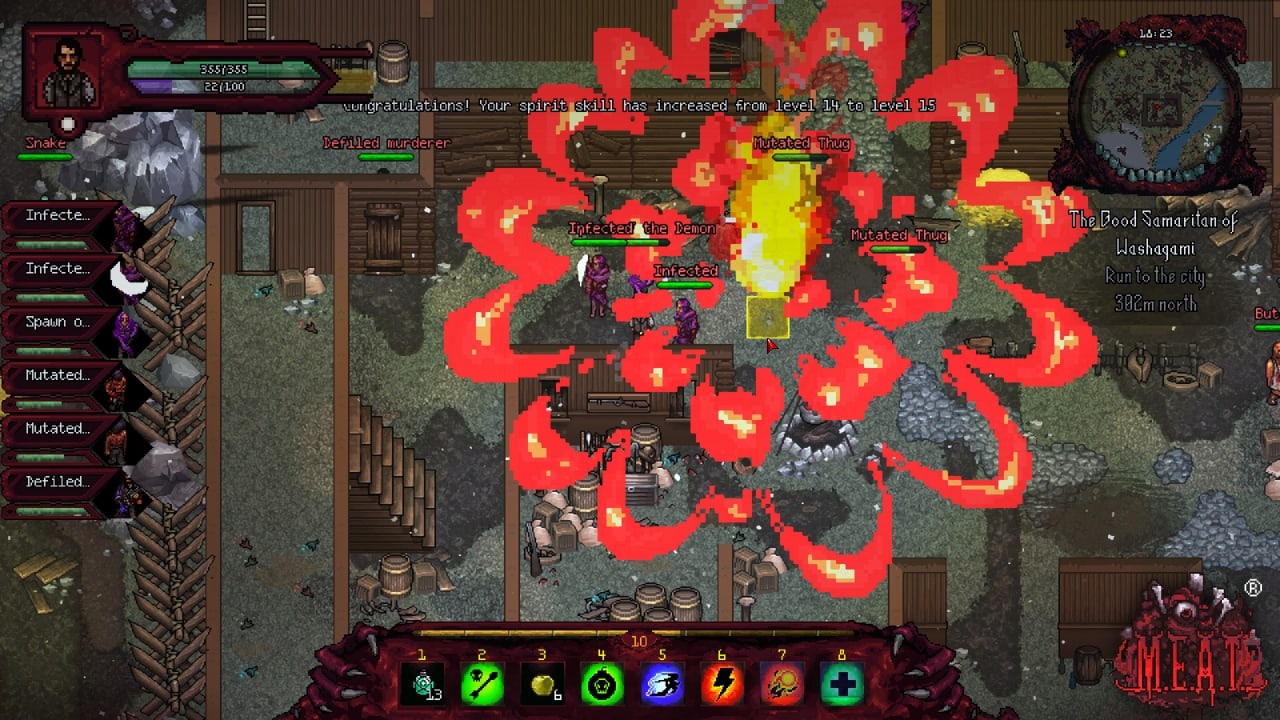 Скриншот M.E.A.T. RPG