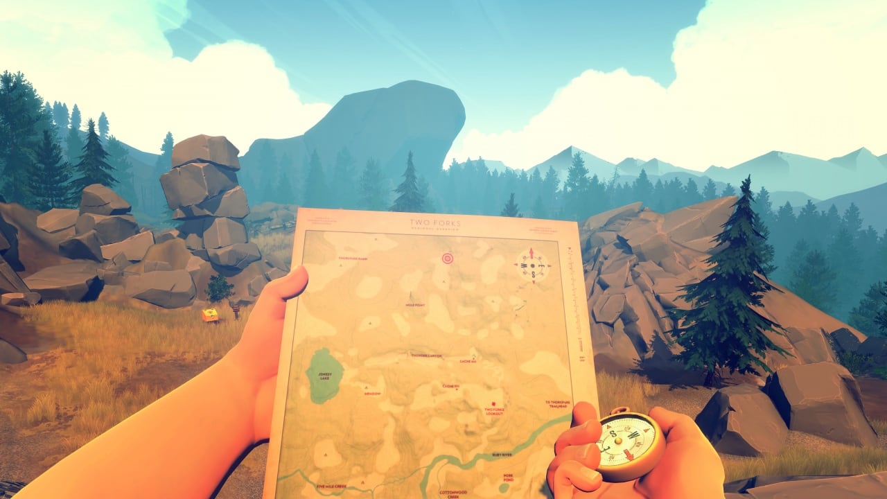 Скриншот Firewatch