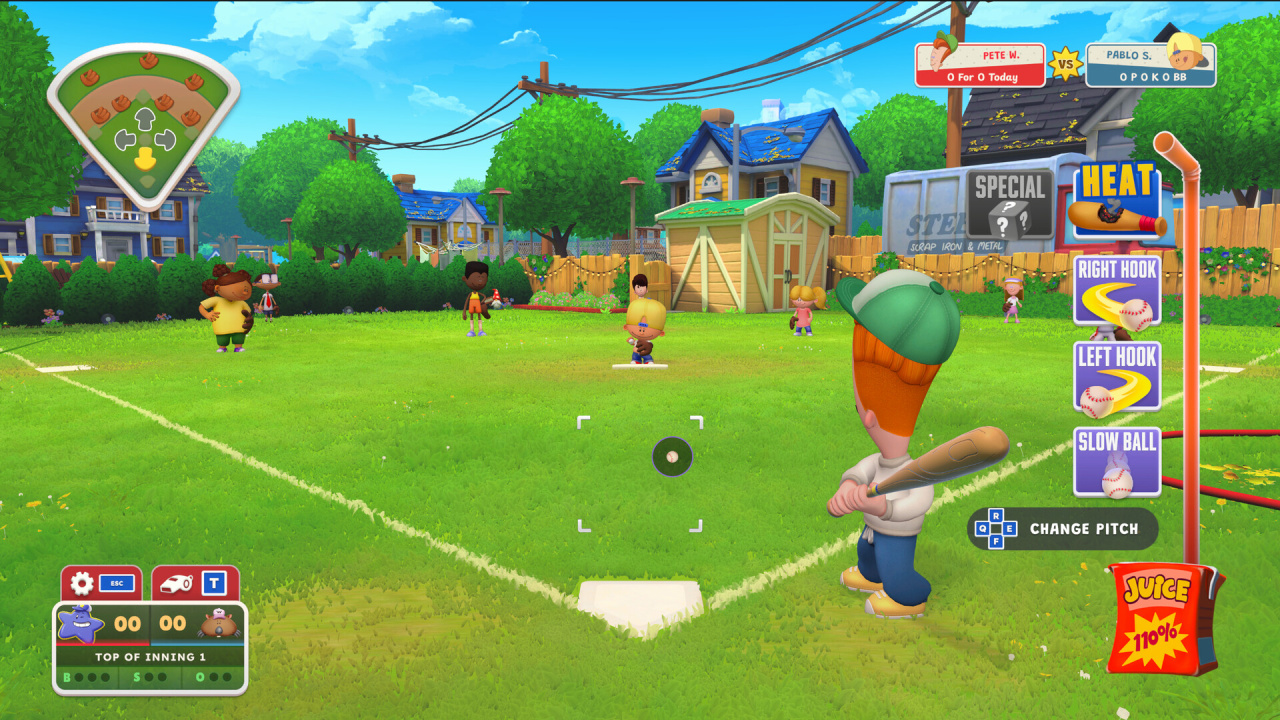 Скриншот Backyard Baseball