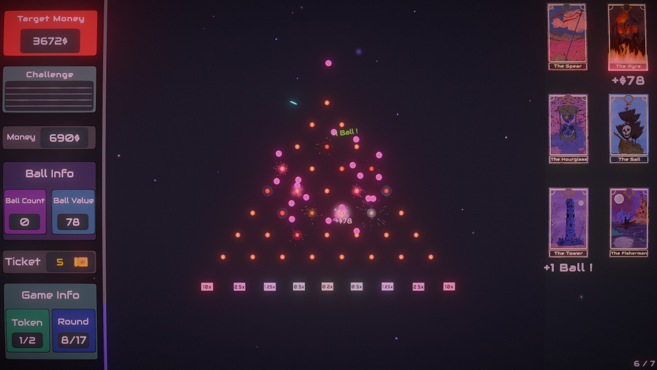 Скриншот Plinbo: Roguelike Plinko