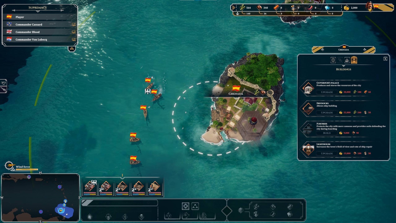 Скриншот Corsairs - Battle of the Caribbean