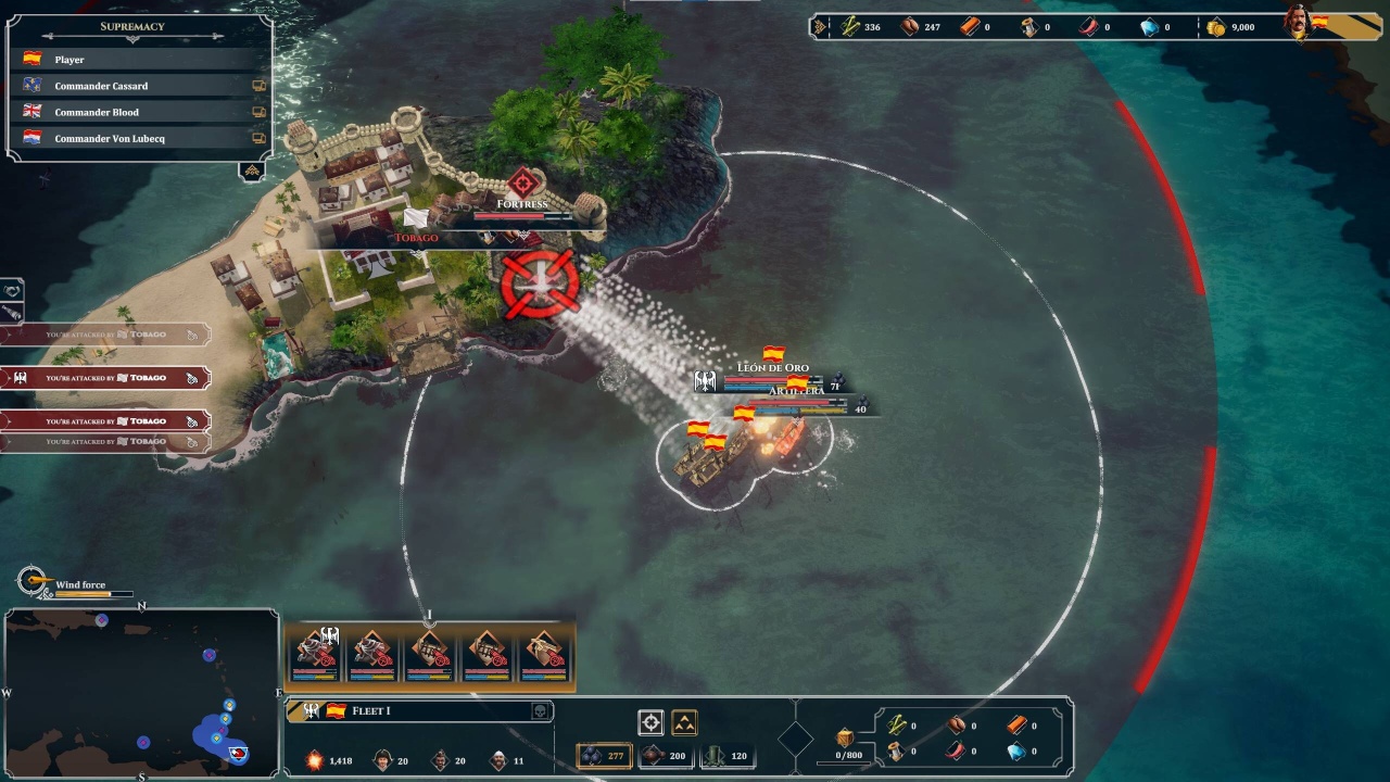Скриншот Corsairs - Battle of the Caribbean