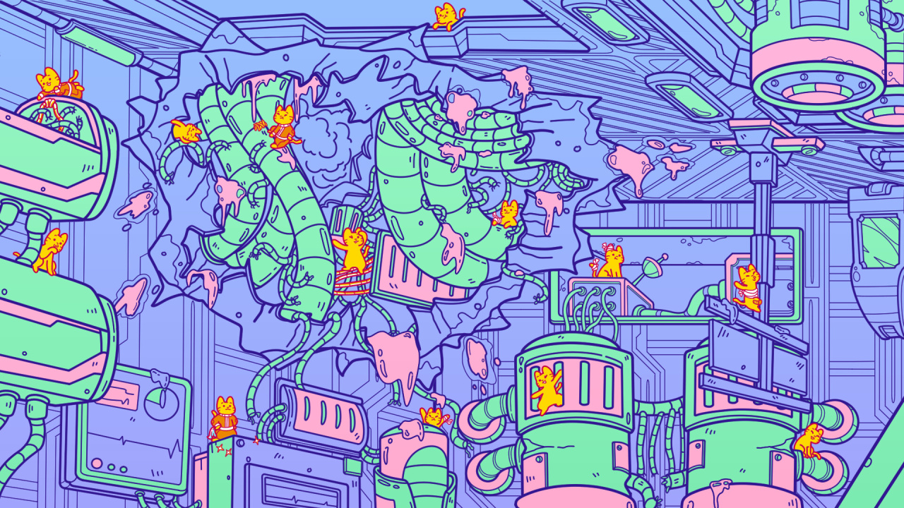 Скриншот A Planet Full of Cats