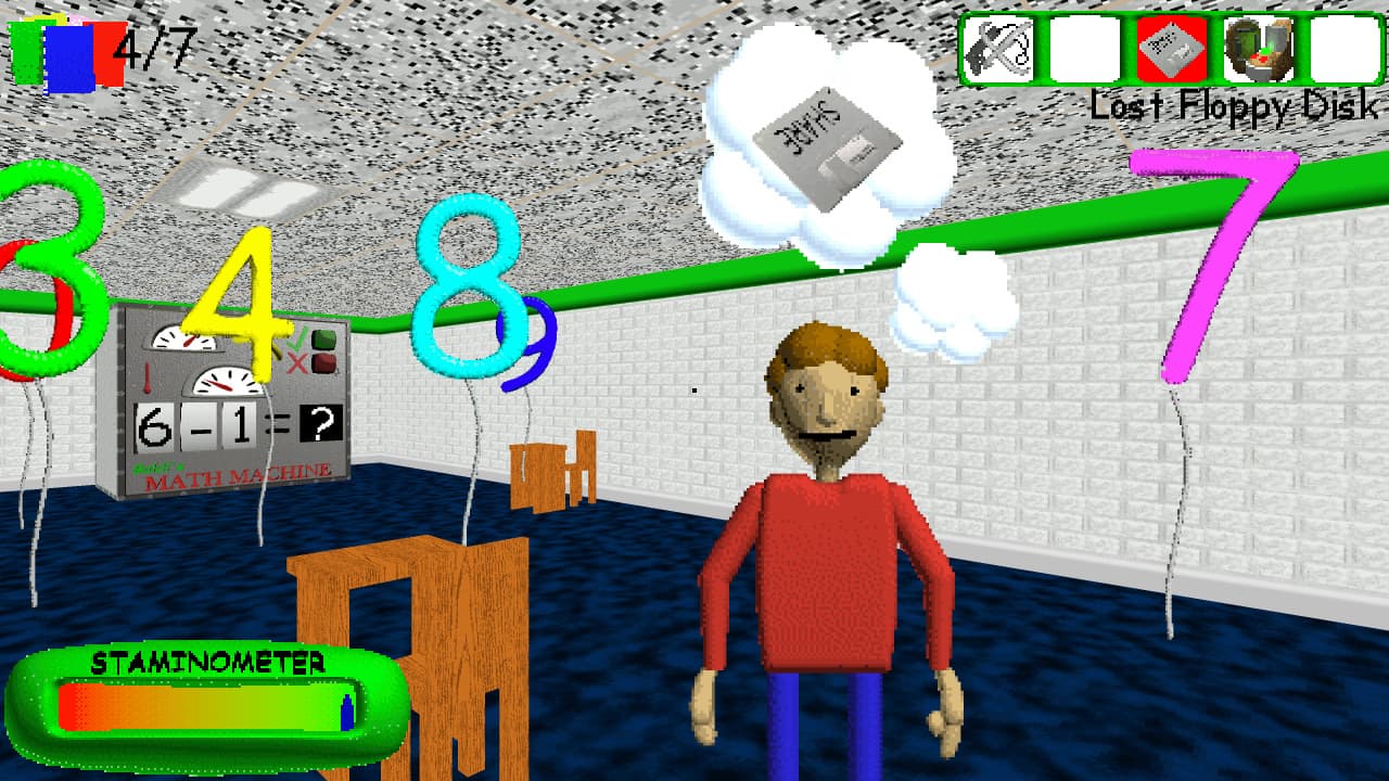 Скриншот Baldis Basics Plus