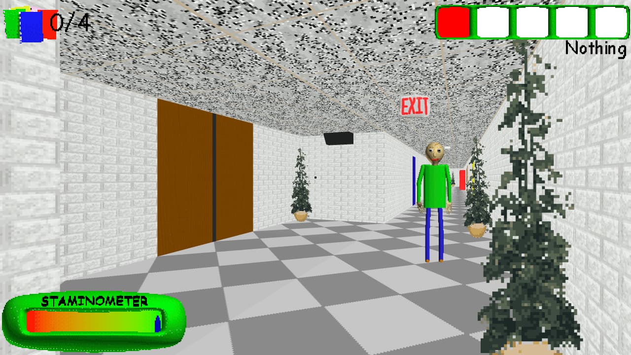 Скриншот Baldis Basics Plus