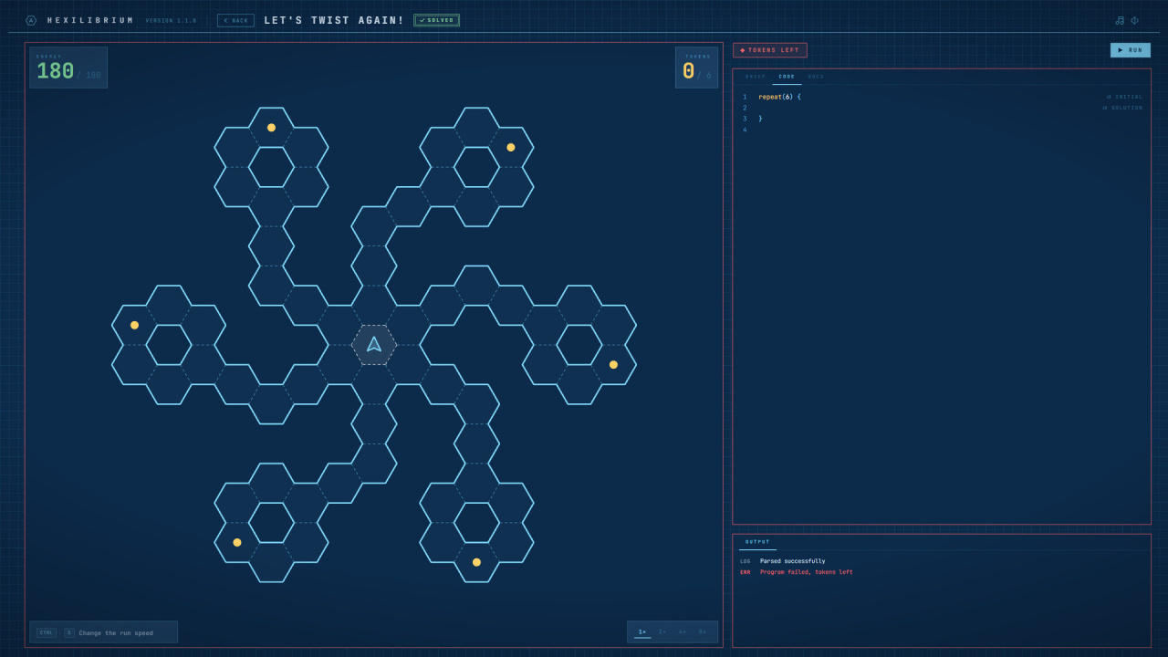 Скриншот Hexilibrium
