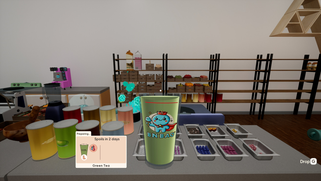 Скриншот Boba Cafe Simulator