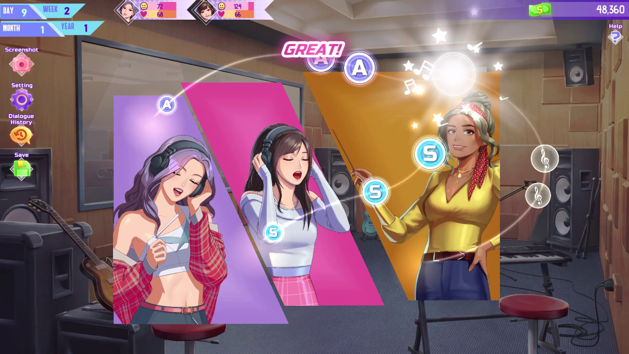 Скриншот K-pop Idol Stories: Road to Debut
