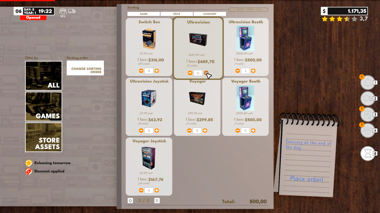 Скриншот Game Store Chronicle