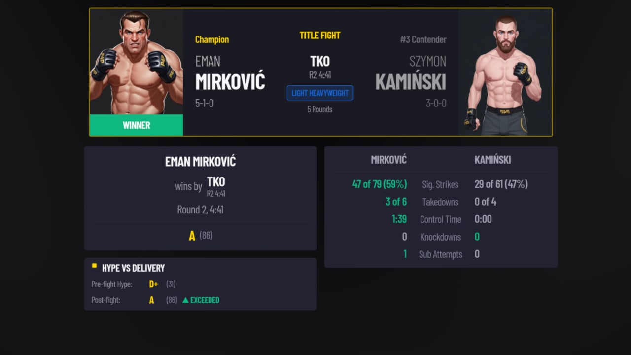 Скриншот Pound for Pound