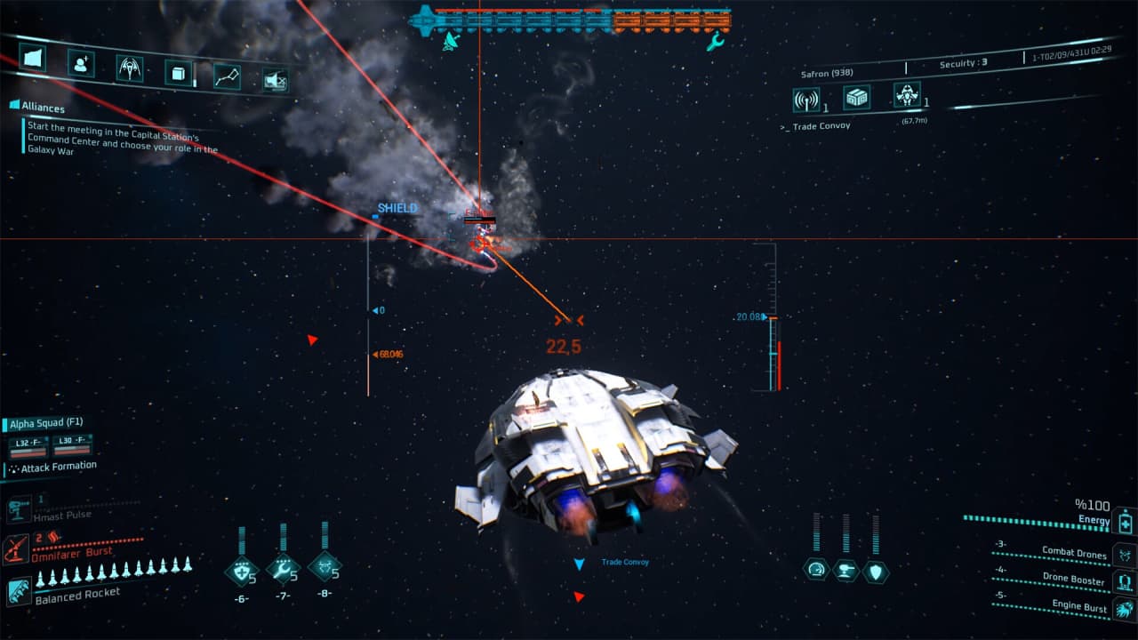 Скриншот SpaceBourne 2