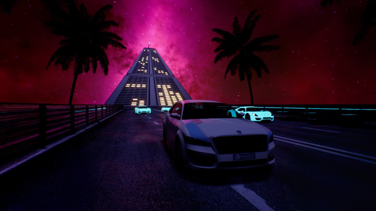 Скриншот Synthwave Burnout