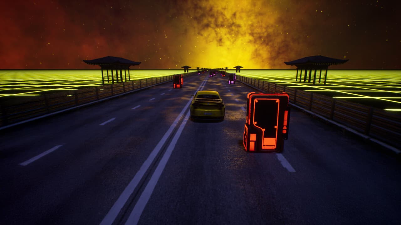 Скриншот Synthwave Burnout