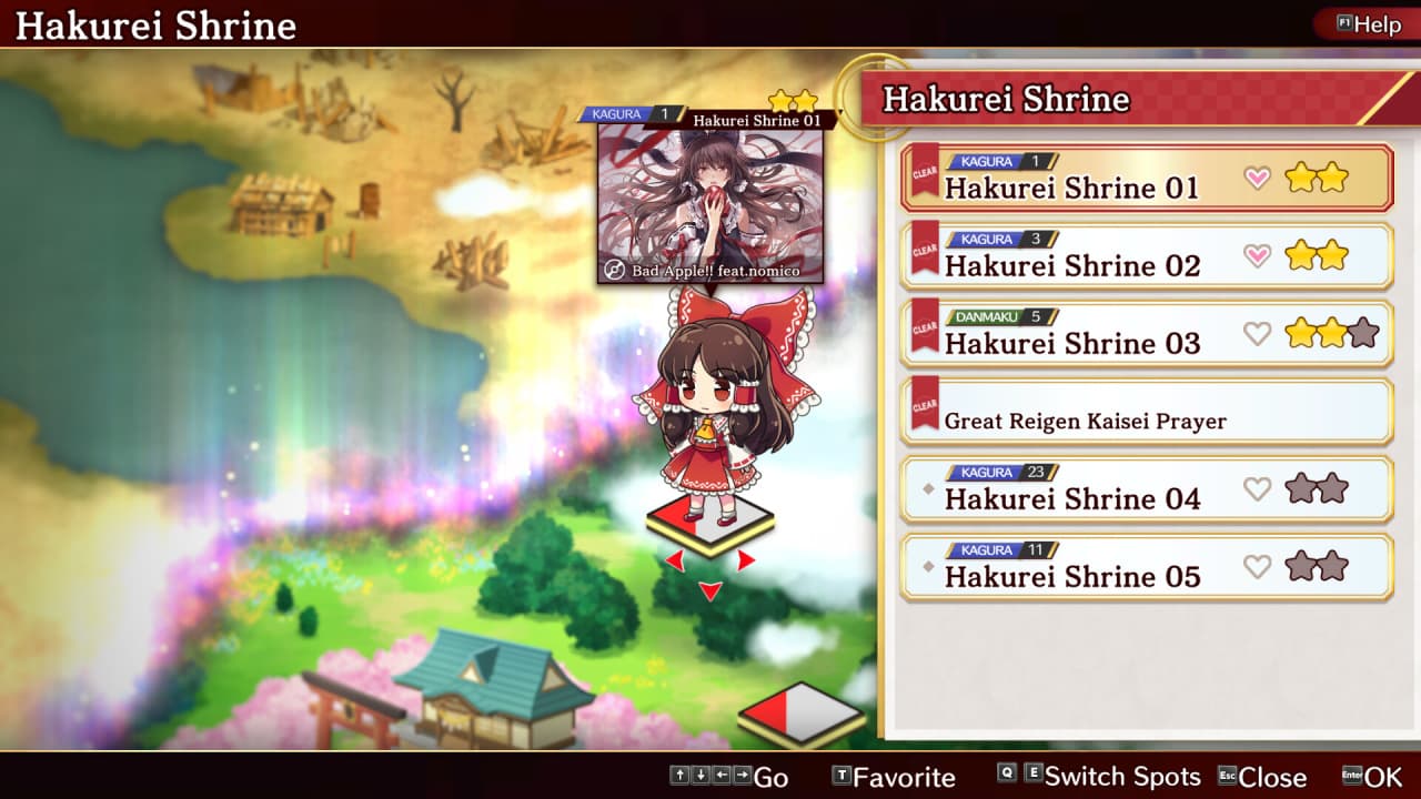 Скриншот Touhou Danmaku Kagura Phantasia Lost