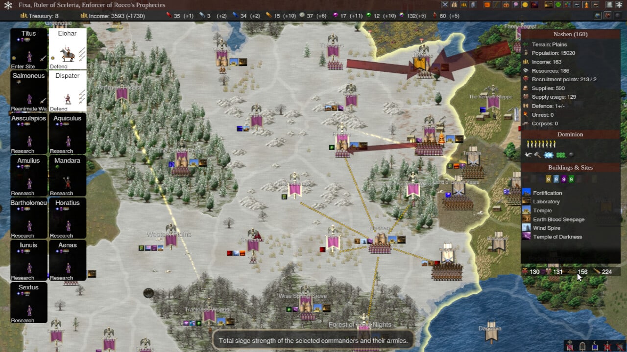 Скриншот Dominions 6 - Rise of the Pantokrator