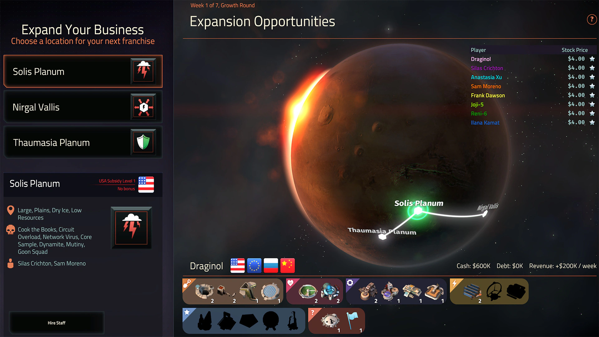 Скриншот Offworld Trading Company (Внеземная торговая компания)