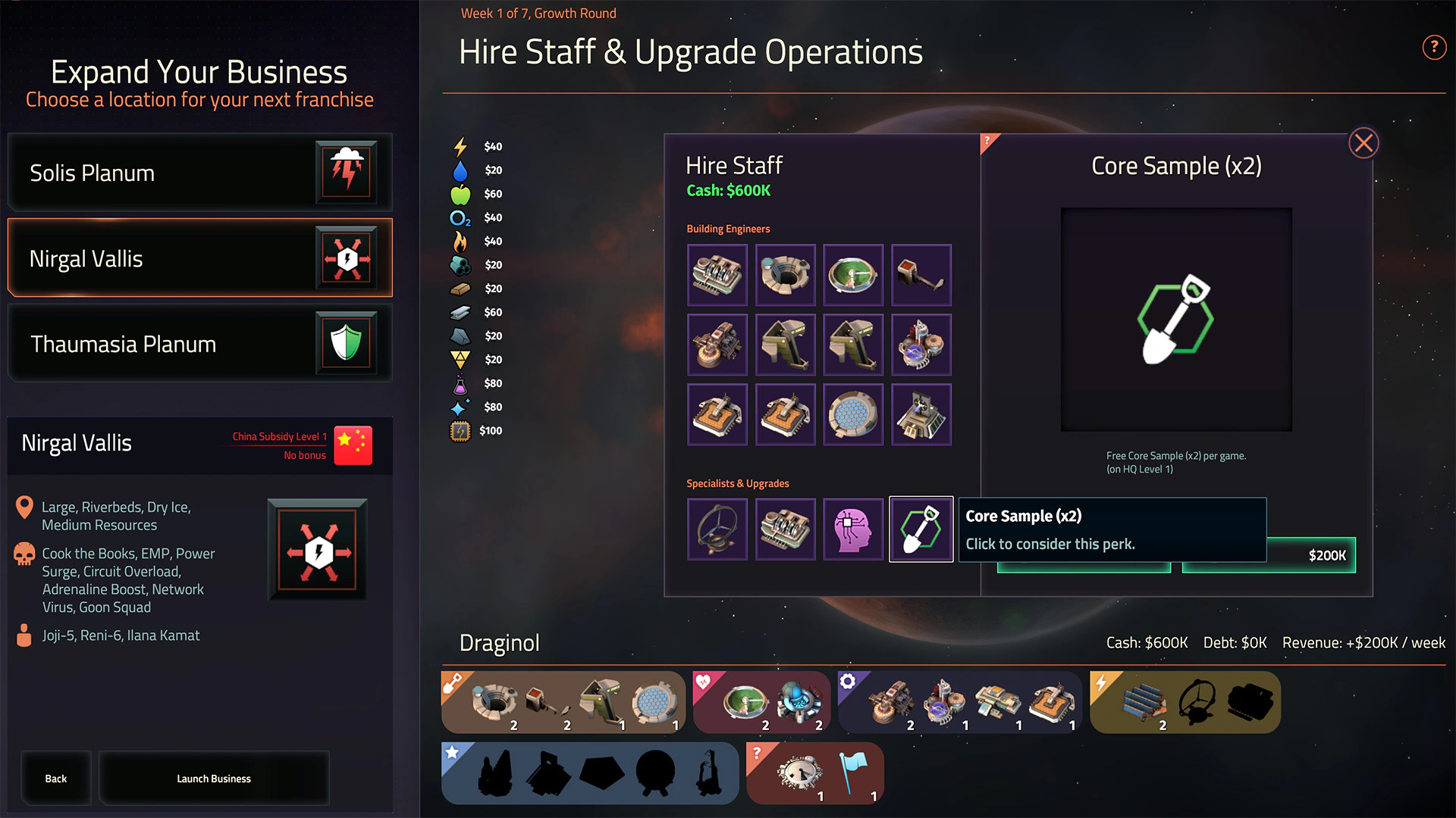 Скриншот Offworld Trading Company (Внеземная торговая компания)
