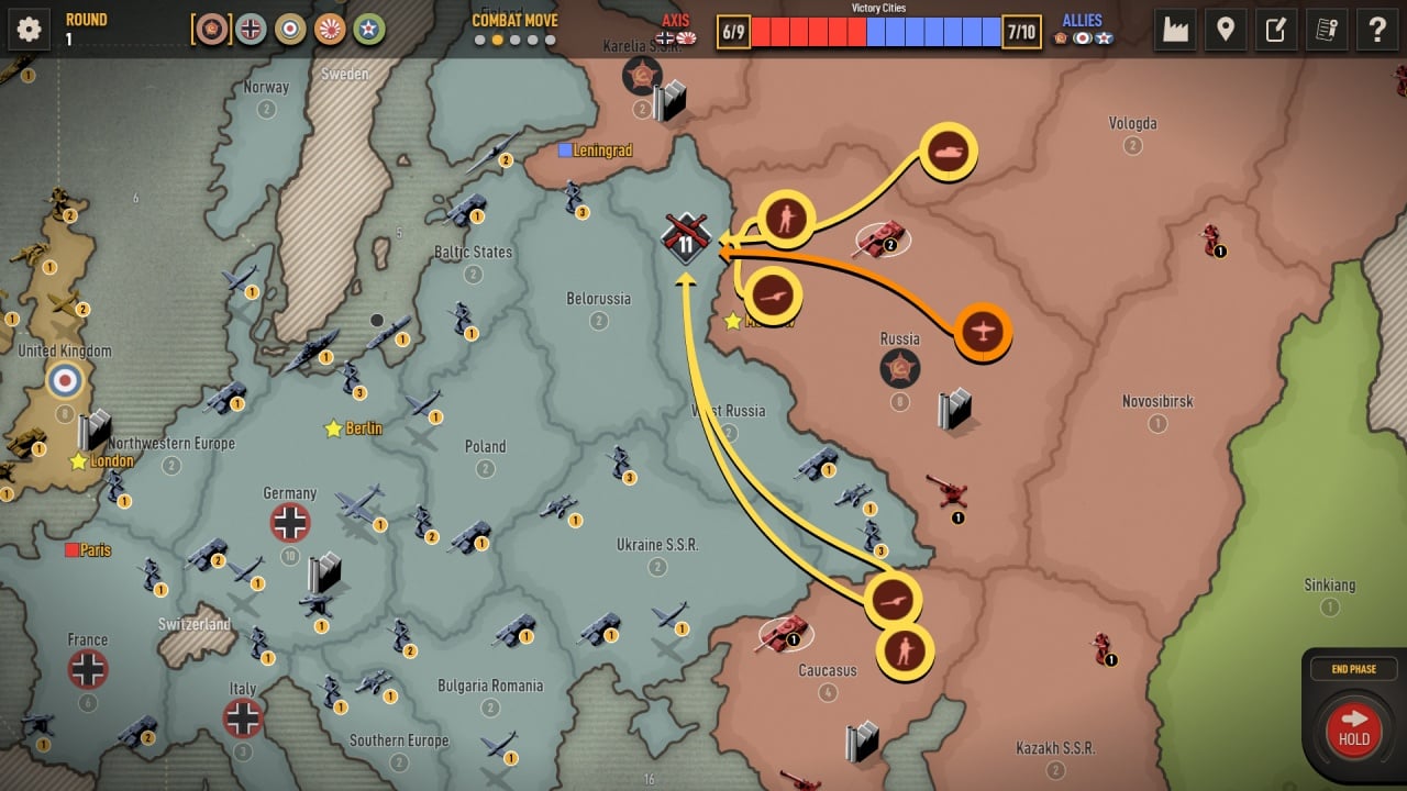 Скриншот Axis and Allies 1942 Online