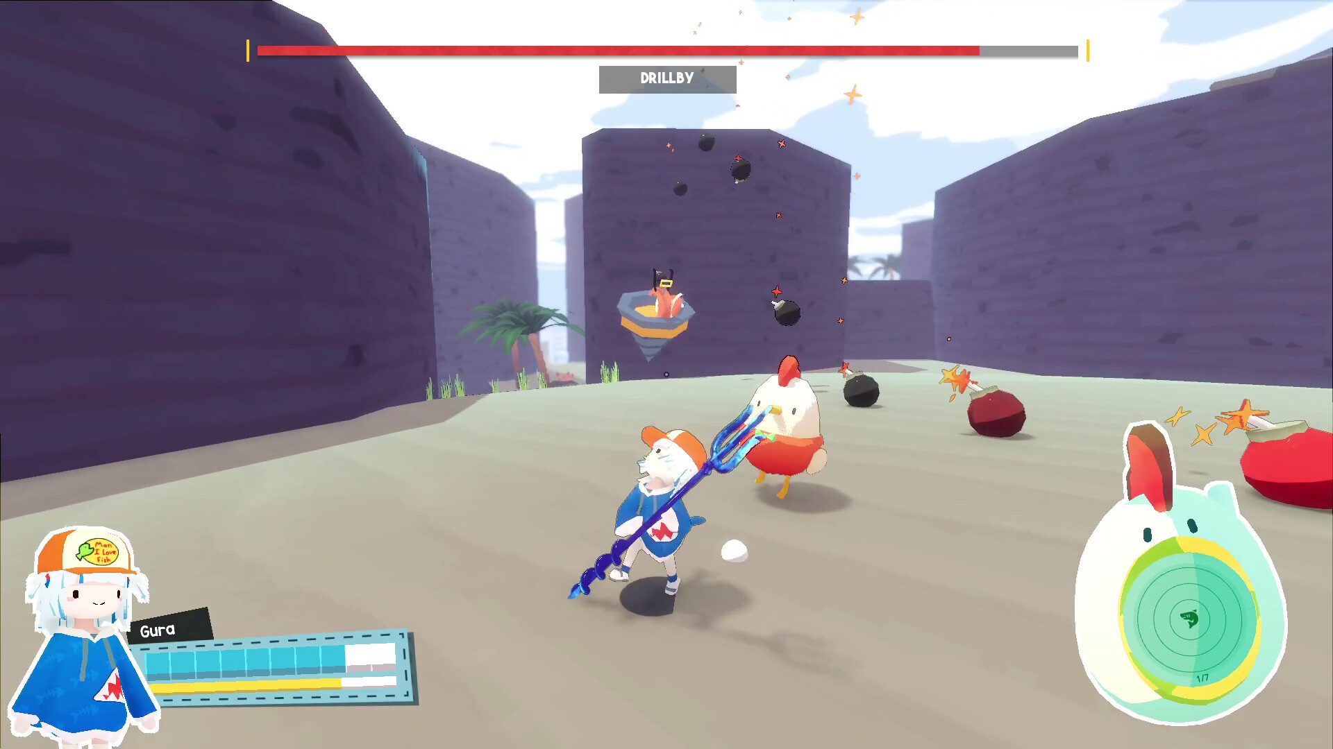 Скриншот Gawr Gura: Quest for Bread