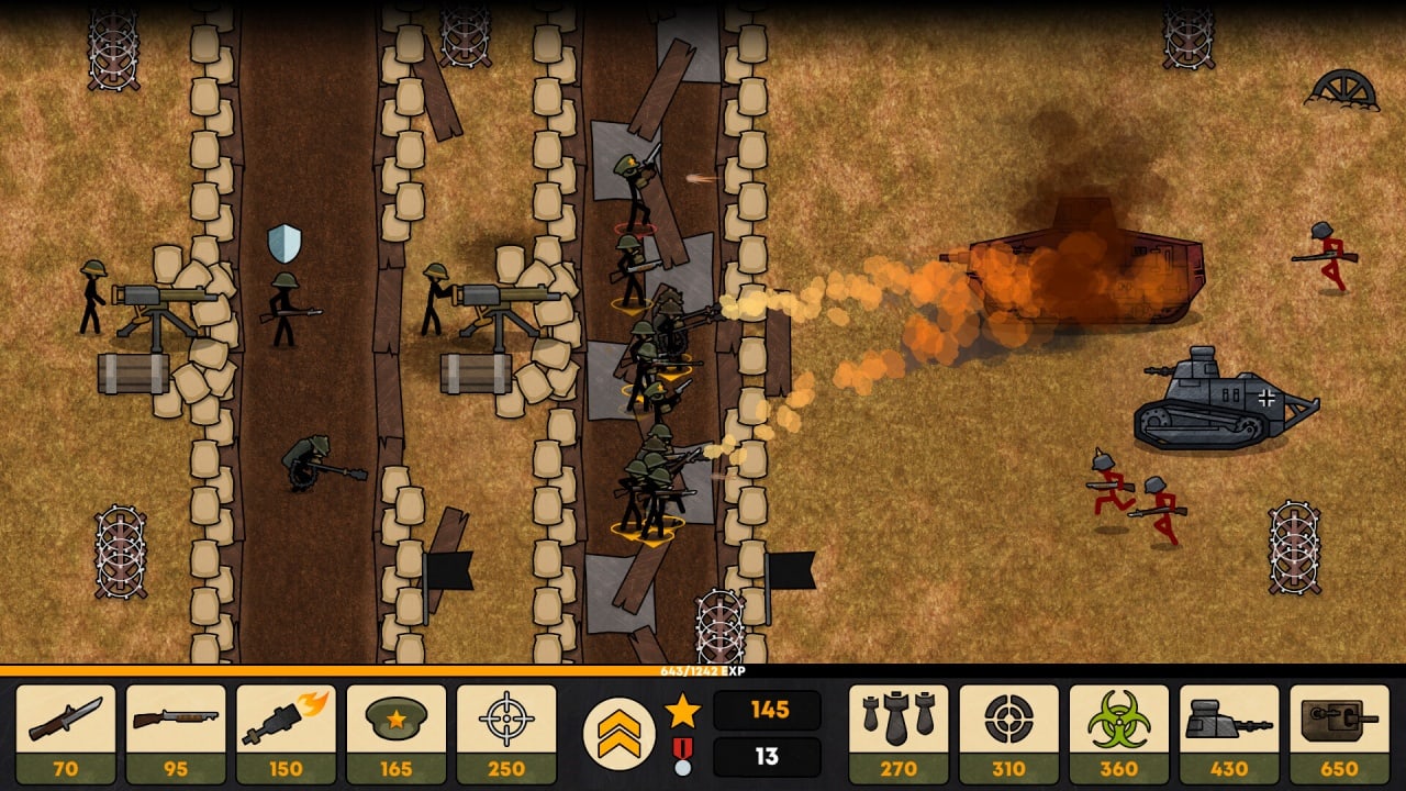 Скриншот Stickman Trenches